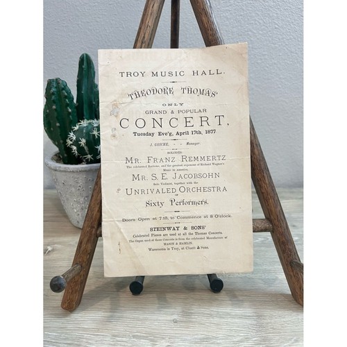 1877 theodore thomas concert - 1877,
