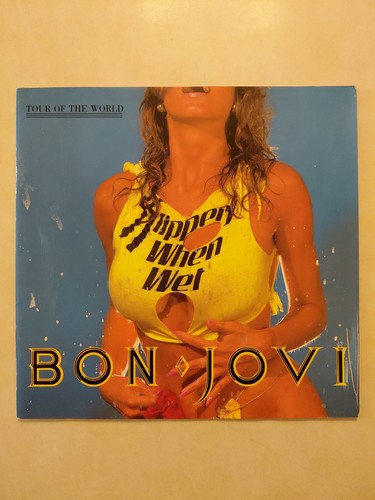 Vintage 1986 bon jovi tour - bon,