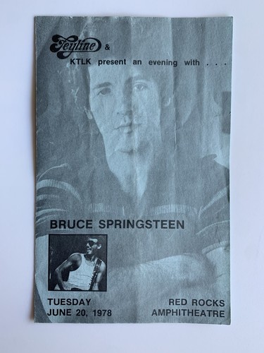 Bruce springsteen 1978 red - bruce, springsteen: