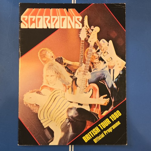 Scorpions official programme - scorpions,