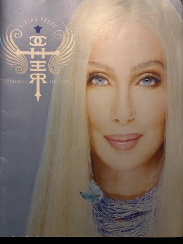 Vtg concert program cher - vtg,