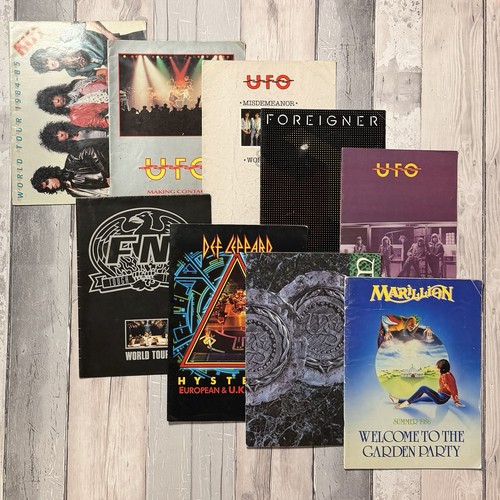 80s concert programme bundle - concert,