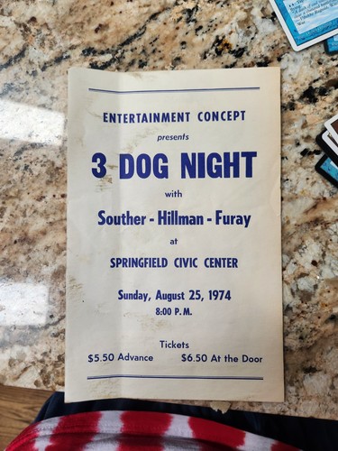 Rare three dog night concert - night,