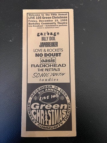 1995 live 105 green - 105, christmas